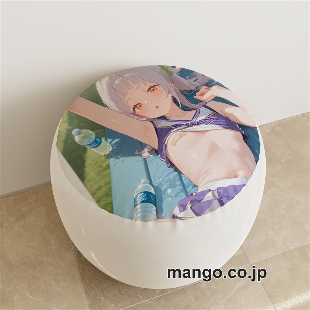【紳士向け】PVC ラウンドスツール アニメ キャラクター【バーチャルYouTuber】紫咲シオンpvcスツールPVC製 キャラクターグッズ コレクション用 1