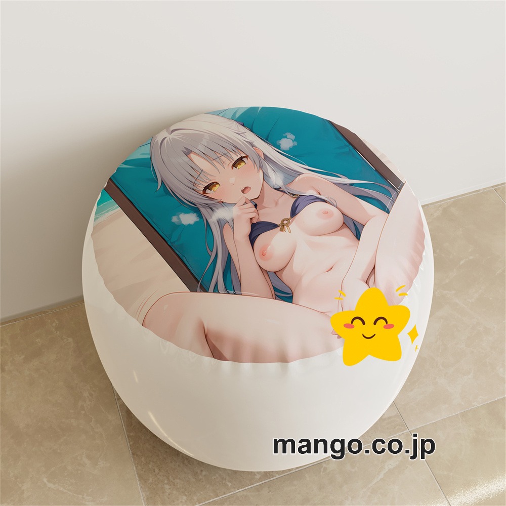 【紳士向け】PVC ラウンドスツール アニメ キャラクター【エンジェルビーツ】立華奏pvcスツールPVC製 キャラクターグッズ コレクション用 2