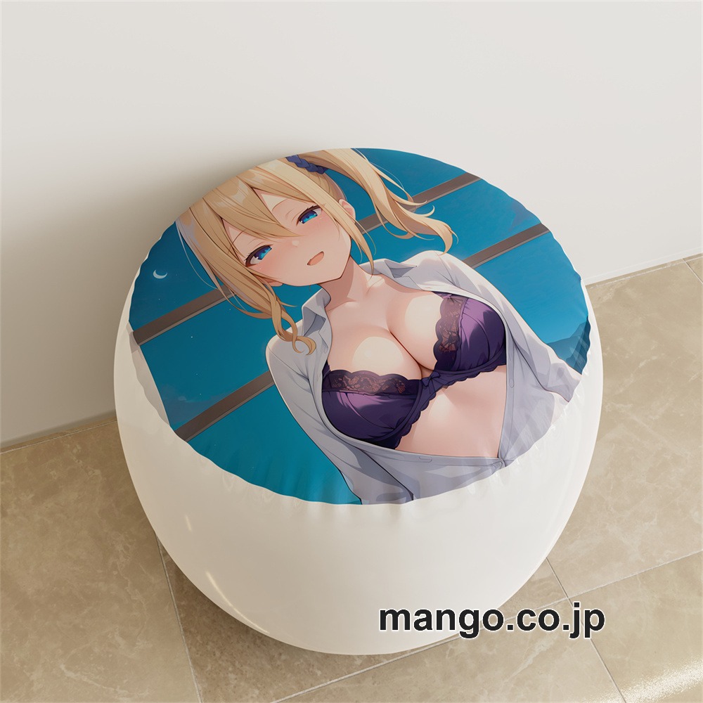 【紳士向け】PVC ラウンドスツール アニメ キャラクター【かぐや様は告らせたい】早坂愛pvcスツールPVC製 キャラクターグッズ コレクション用 2
