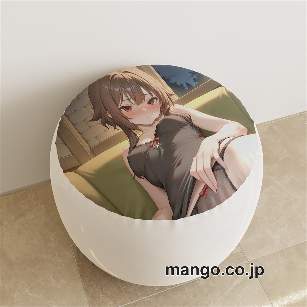 【紳士向け】PVC ラウンドスツール アニメ キャラクター【このすば】めぐみんpvcスツールPVC製 キャラクターグッズ コレクション用 1