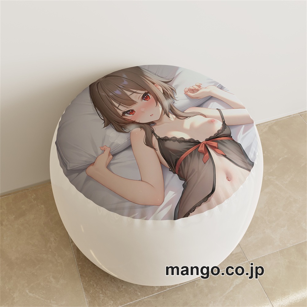 【紳士向け】PVC ラウンドスツール アニメ キャラクター【このすば】めぐみんpvcスツールPVC製 キャラクターグッズ コレクション用 2