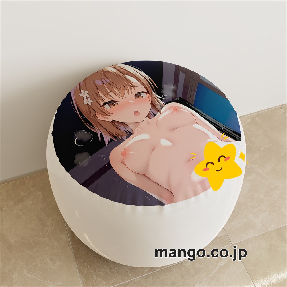 【紳士向け】PVC ラウンドスツール アニメ キャラクター【とある科学の超電磁砲】御坂美琴pvcスツールPVC製 キャラクターグッズ コレクション用 1