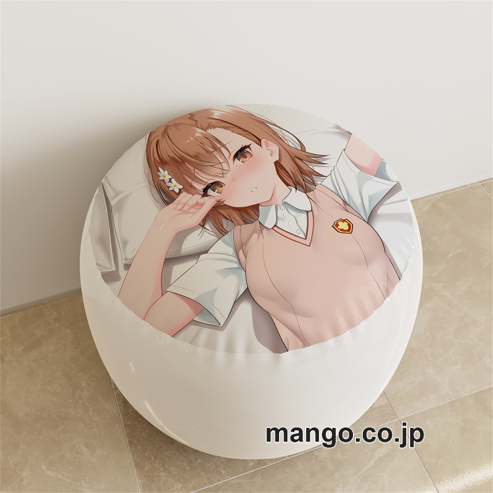 【紳士向け】PVC ラウンドスツール アニメ キャラクター【とある科学の超電磁砲】御坂美琴pvcスツールPVC製 キャラクターグッズ コレクション用 2