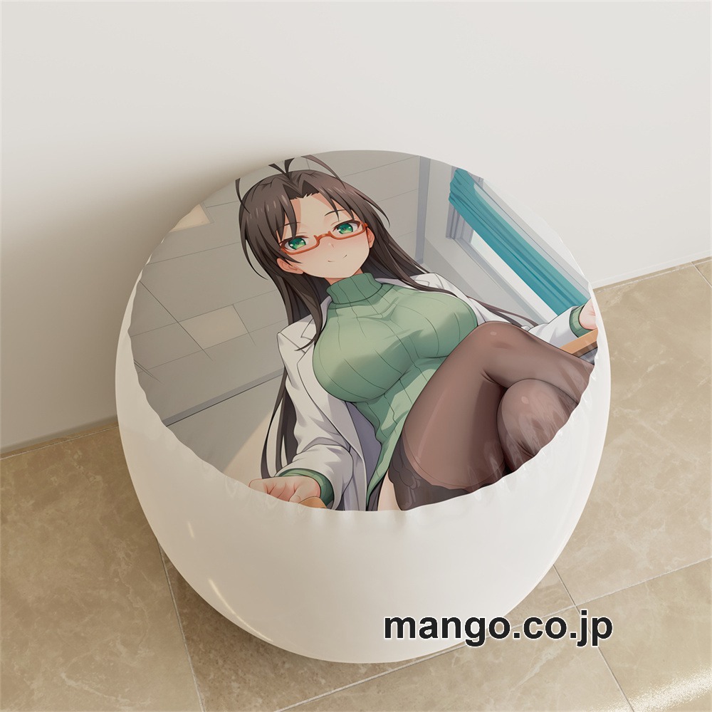 【紳士向け】PVC ラウンドスツール アニメ キャラクター【新妹魔王の契約者】長谷川千里pvcスツールPVC製 キャラクターグッズ コレクション用 1