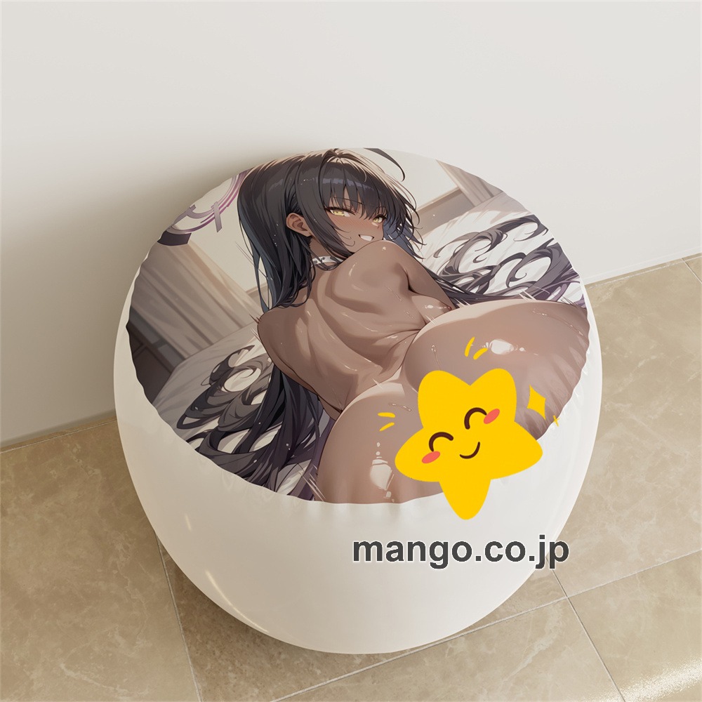 【紳士向け】PVC ラウンドスツール アニメ キャラクター【ブルーアーカイブ】角楯カリンpvcスツールPVC製 キャラクターグッズ コレクション用 1