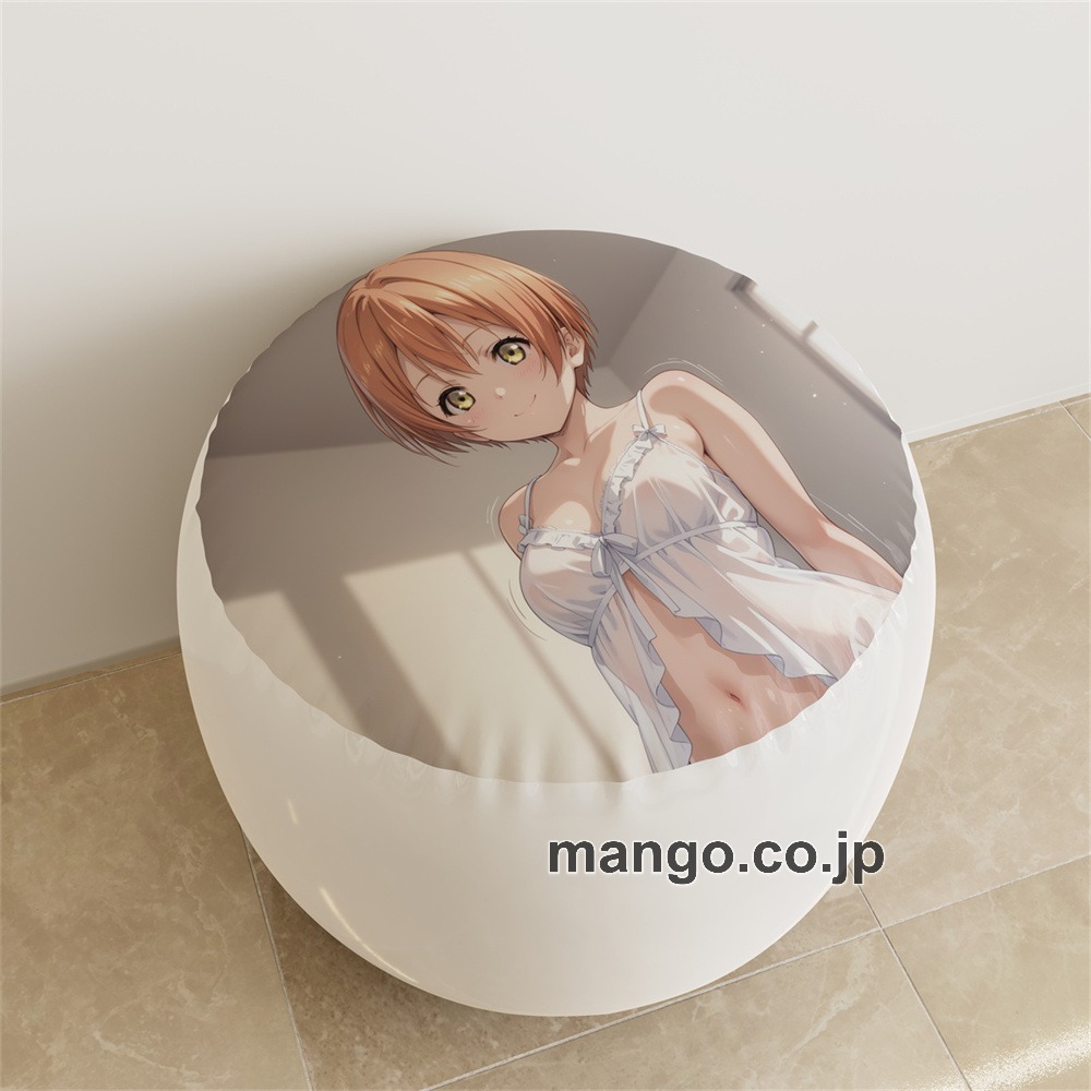 【紳士向け】PVC ラウンドスツール アニメ キャラクター【ラブライブ】星空凛pvcスツールPVC製 キャラクターグッズ コレクション用 2