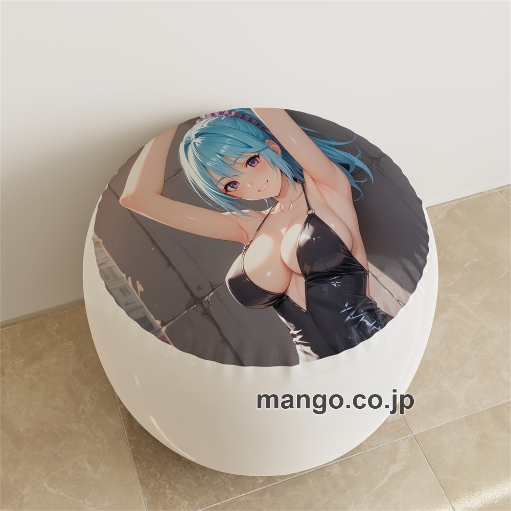 【紳士向け】PVC ラウンドスツール アニメ キャラクター【ロザリオとバンパイア】黒乃胡夢pvcスツールPVC製 キャラクターグッズ コレクション用 2