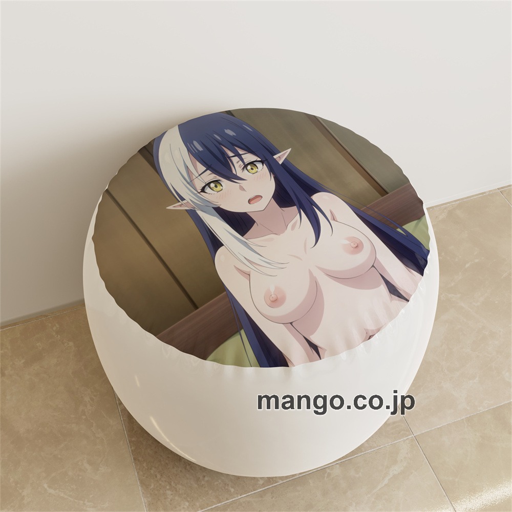 【紳士向け】PVC ラウンドスツール アニメ キャラクター【THE_NEW_GATE】ティエラ・ルーセントpvcスツールPVC製 キャラクターグッズ コレクション用 2