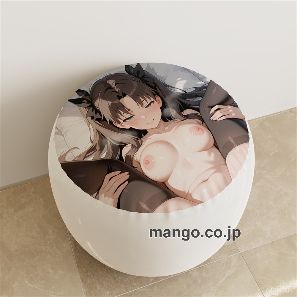 【紳士向け】PVC ラウンドスツール アニメ キャラクター【Fate】遠坂凛pvcスツールPVC製 キャラクターグッズ コレクション用 1