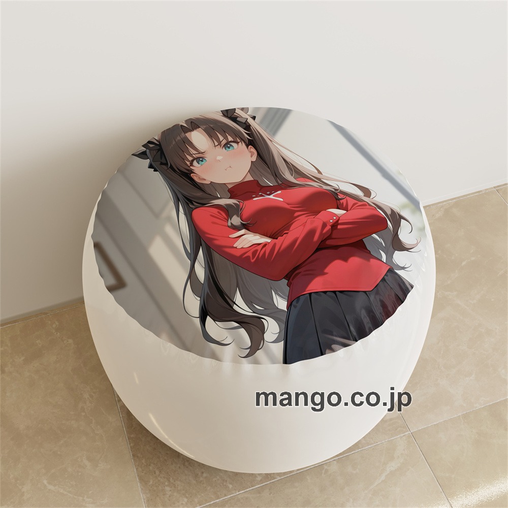 【紳士向け】PVC ラウンドスツール アニメ キャラクター【Fate】遠坂凛pvcスツールPVC製 キャラクターグッズ コレクション用 2