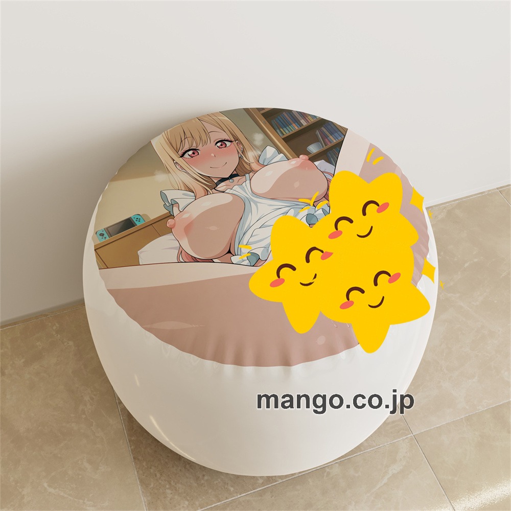【紳士向け】PVC ラウンドスツール アニメ キャラクター【その着せ替え人形は恋をする】喜多川海夢pvcスツールPVC製 キャラクターグッズ コレクション用 2