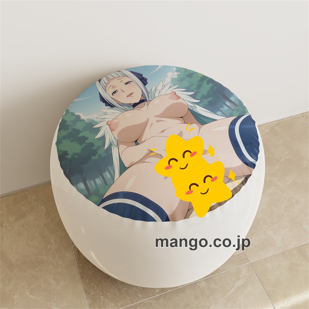 【紳士向け】PVC ラウンドスツール アニメ キャラクター【フェアリーテイル】エンジェルpvcスツールPVC製 キャラクターグッズ コレクション用 2