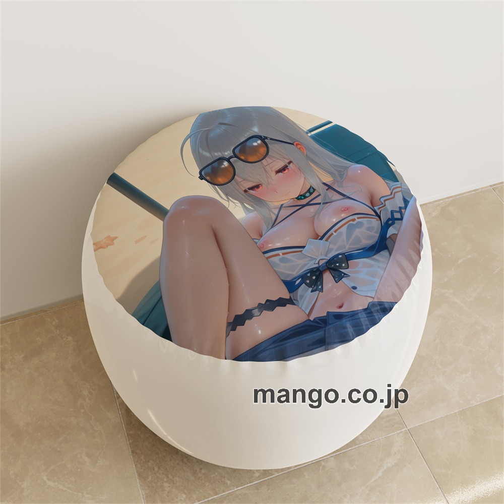 【紳士向け】PVC ラウンドスツール アニメ キャラクター【アークナイツ】スカジpvcスツールPVC製 キャラクターグッズ コレクション用 2