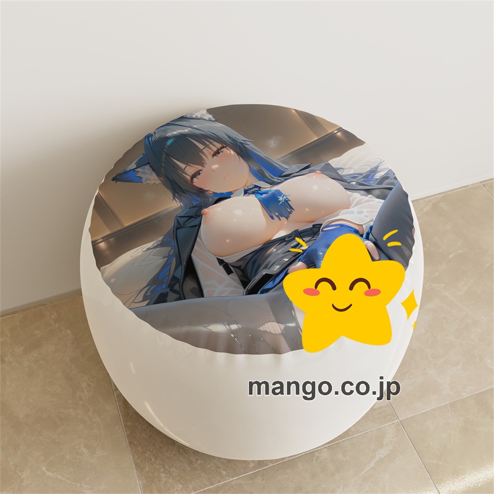 【紳士向け】PVC ラウンドスツール アニメ キャラクター【アークナイツ】血掟テキサスpvcスツールPVC製 キャラクターグッズ コレクション用 1
