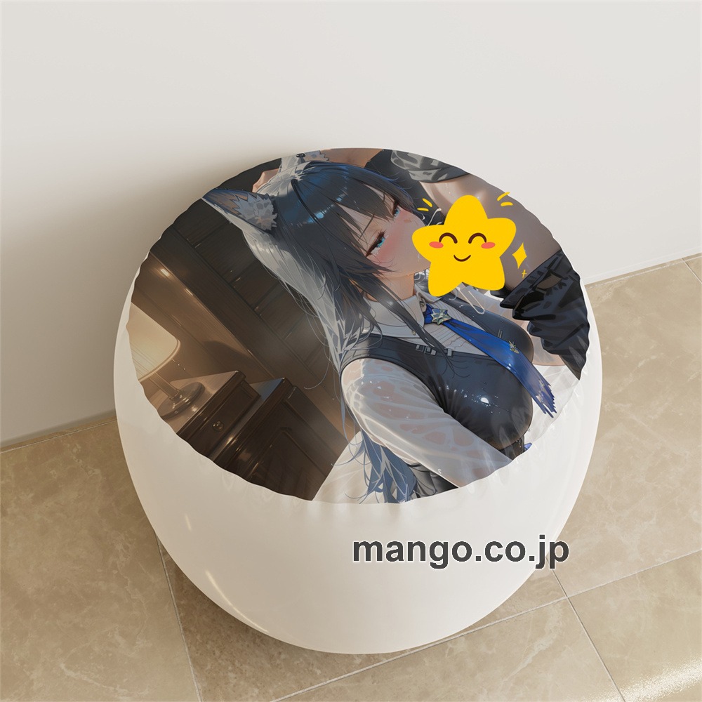 【紳士向け】PVC ラウンドスツール アニメ キャラクター【アークナイツ】血掟テキサスpvcスツールPVC製 キャラクターグッズ コレクション用 2