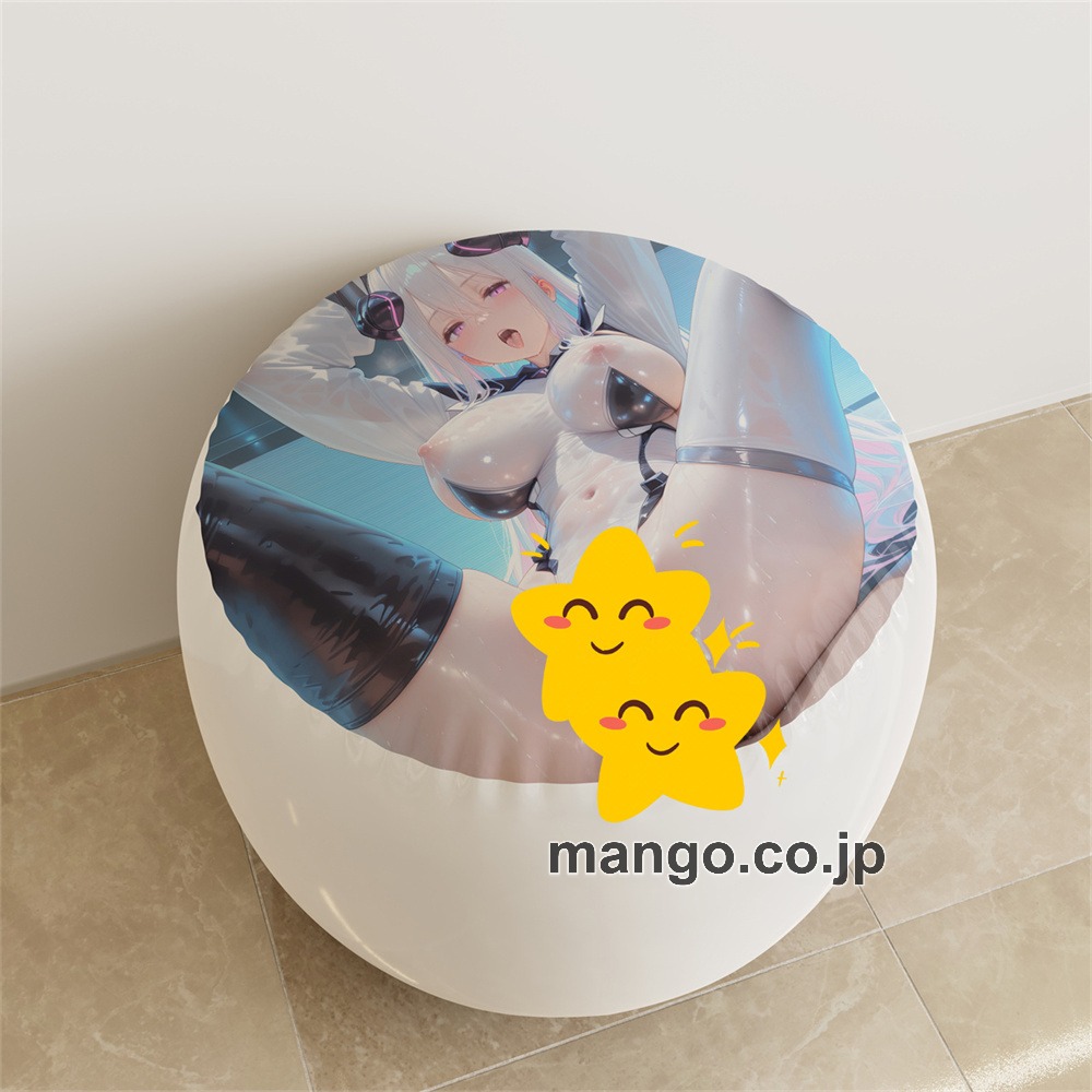 【紳士向け】PVC ラウンドスツール アニメ キャラクター【アズールレーン】キアサージpvcスツールPVC製 キャラクターグッズ コレクション用 2
