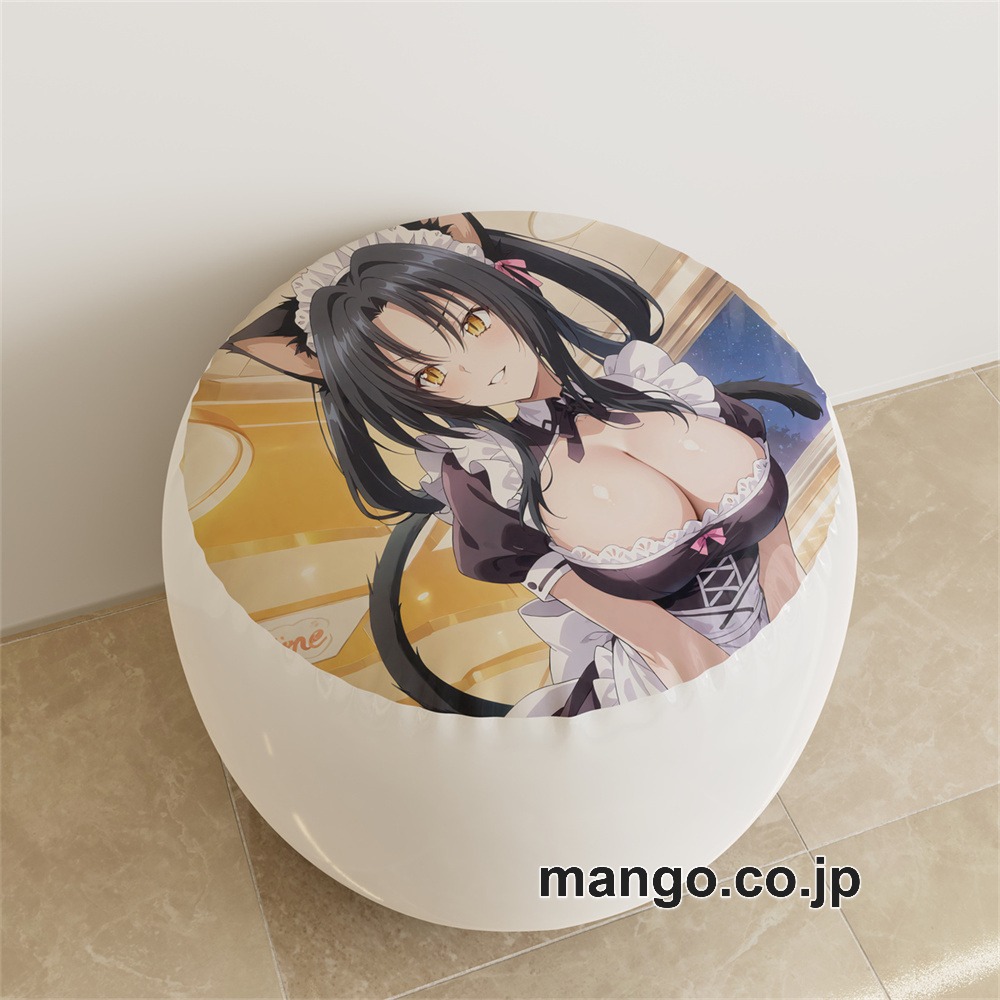 PVC ラウンドスツール アニメ キャラクター【ハイスクールD×D】黒歌pvcスツールPVC製 キャラクターグッズ コレクション用