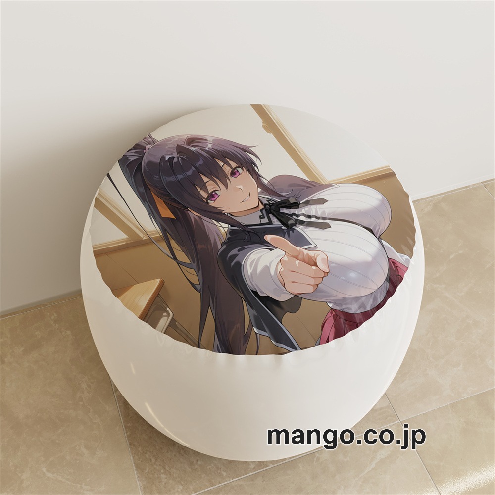 PVC ラウンドスツール アニメ キャラクター【葛城ミサト】極上の女体pvcスツールPVC製 キャラクターグッズ コレクション用 2