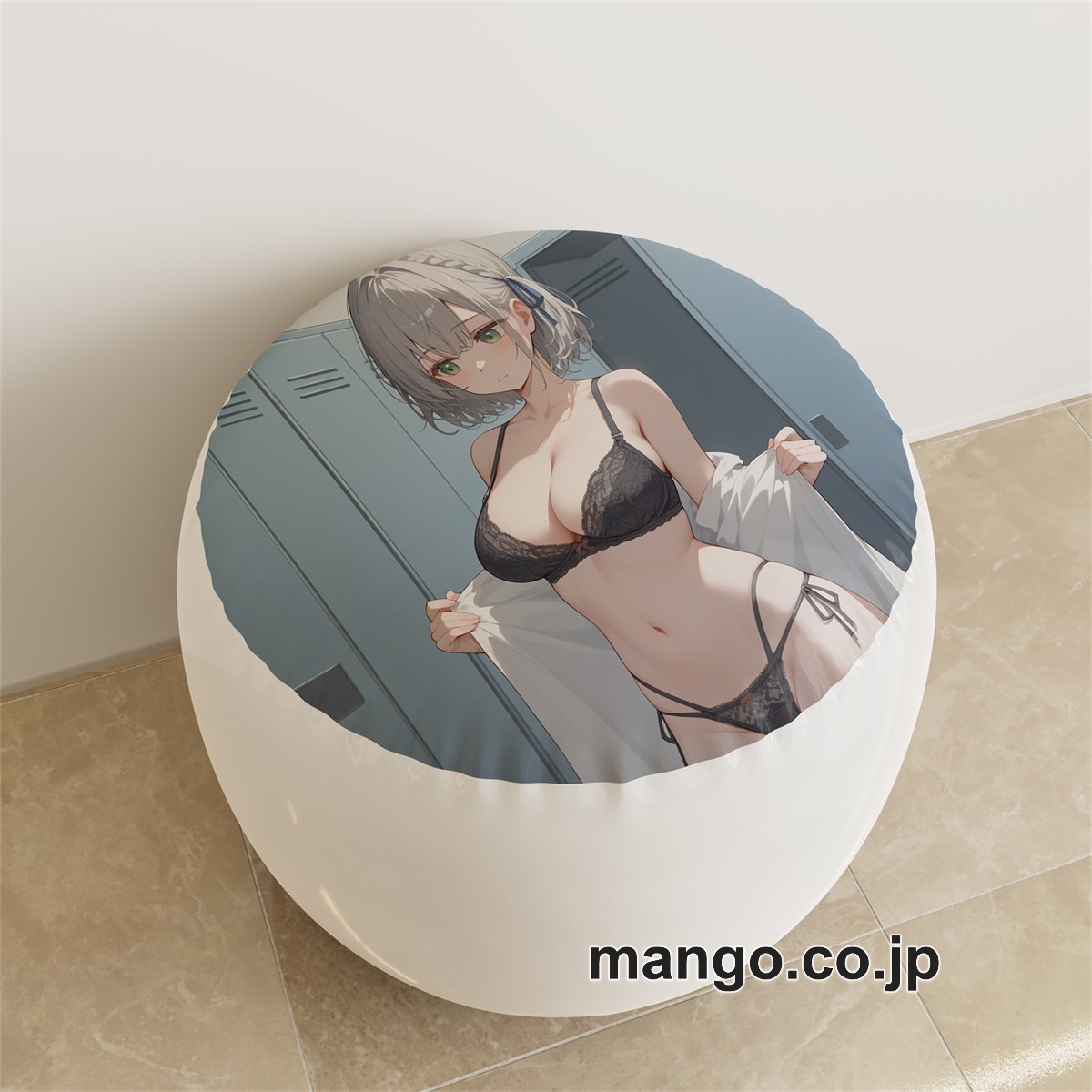 PVC ラウンドスツール アニメ キャラクター【バーチャルYouTuber】白銀ノエルpvcスツールPVC製 キャラクターグッズ コレクション用
