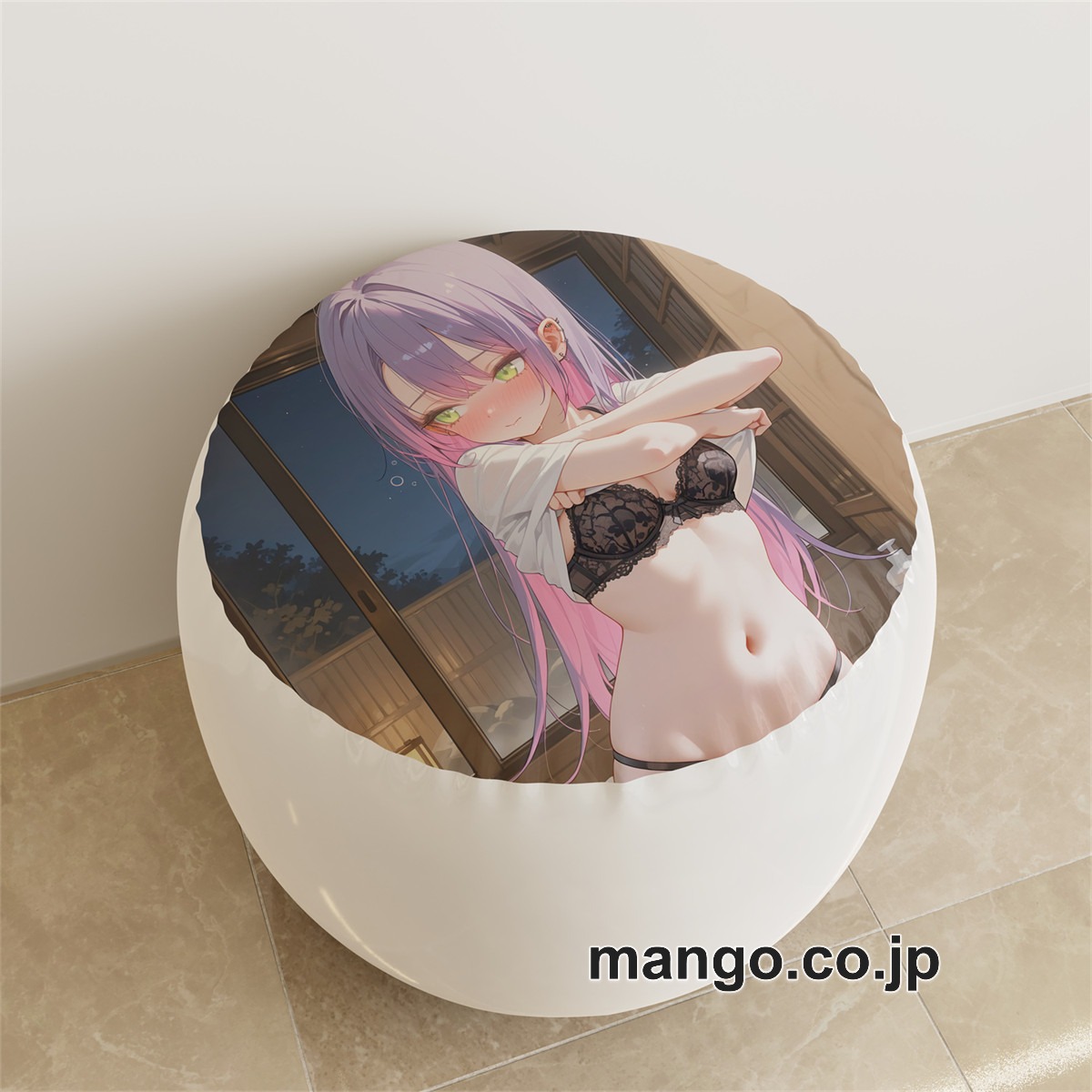 PVC ラウンドスツール アニメ キャラクター【バーチャルYouTuber】常闇トワpvcスツールPVC製 キャラクターグッズ コレクション用