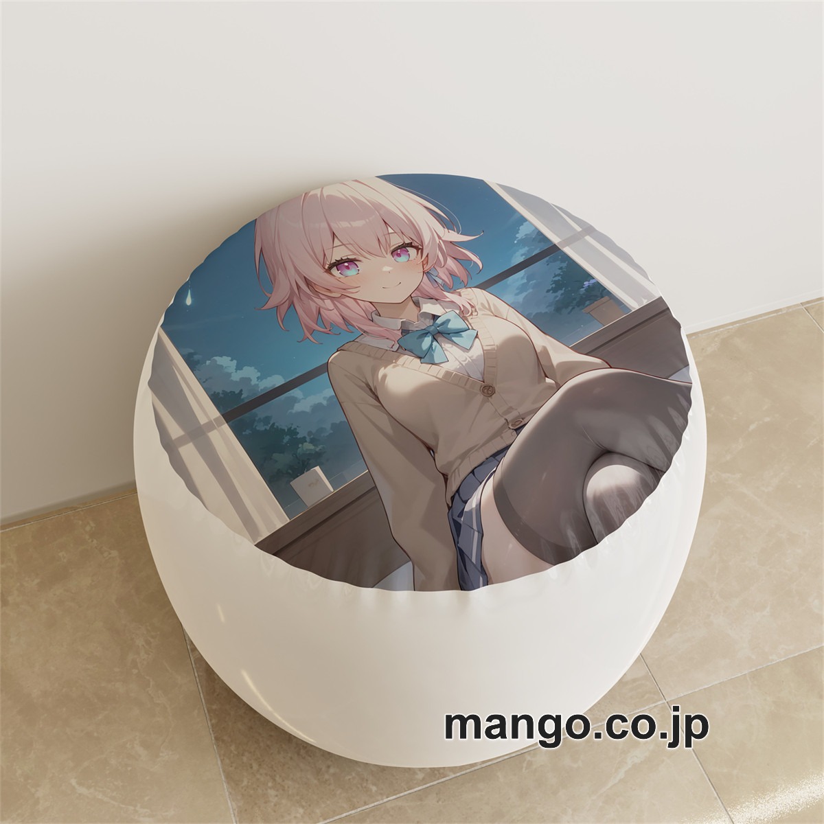 PVC ラウンドスツール アニメ キャラクター【崩壊スターレイル】三月なのかpvcスツールPVC製 キャラクターグッズ コレクション用 2