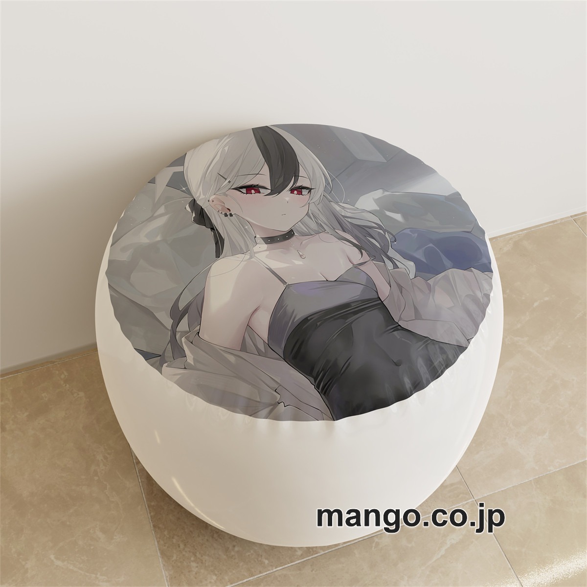 PVC ラウンドスツール アニメ キャラクター【ブルーアーカイブ】鬼方カヨコpvcスツールPVC製 キャラクターグッズ コレクション用 2