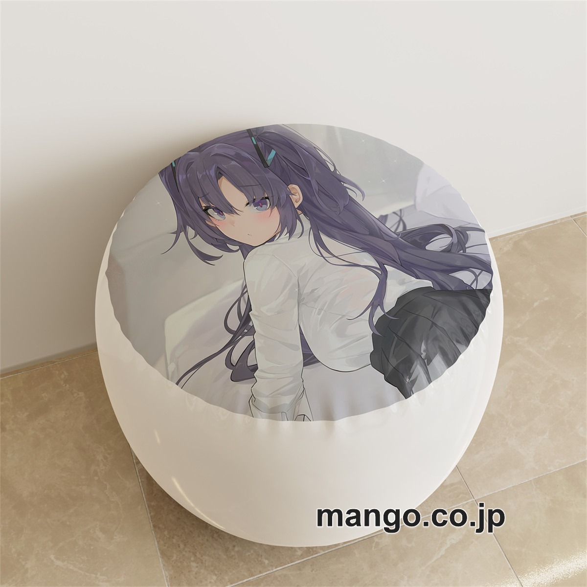 PVC ラウンドスツール アニメ キャラクター【ブルーアーカイブ】早瀬ユウカpvcスツールPVC製 キャラクターグッズ コレクション用
