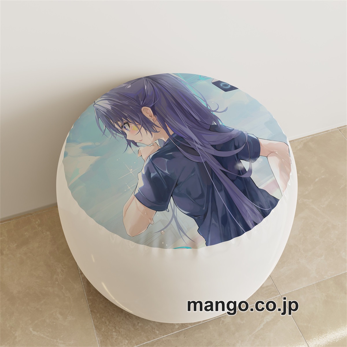 PVC ラウンドスツール アニメ キャラクター【ブルーアーカイブ】早瀬ユウカpvcスツールPVC製 キャラクターグッズ コレクション用 2