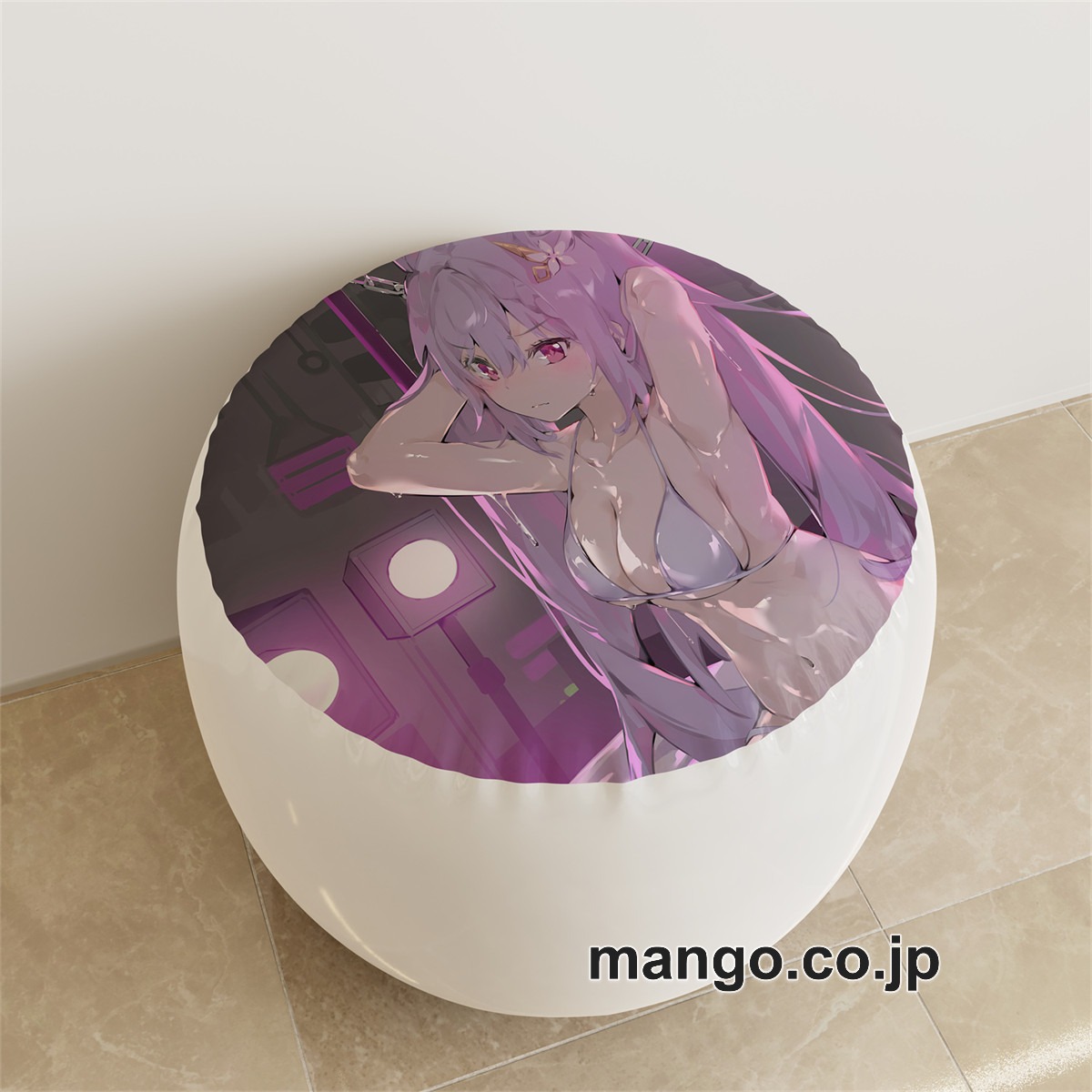 PVC ラウンドスツール アニメ キャラクター【原神】刻晴 雷電將軍pvcスツールPVC製 キャラクターグッズ コレクション用