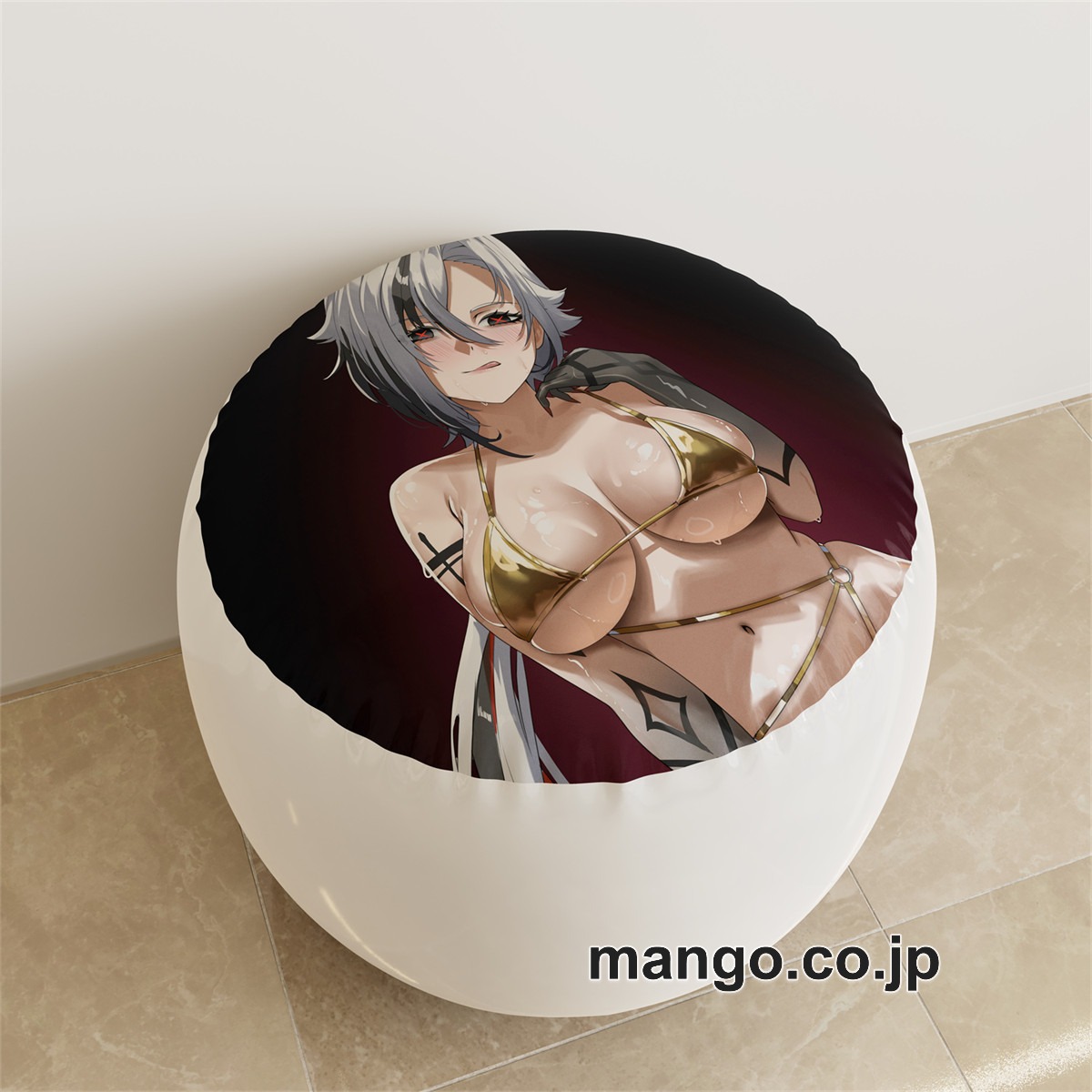 PVC ラウンドスツール アニメ キャラクター【原神】アルレッキーノ マーヴィカpvcスツールPVC製 キャラクターグッズ コレクション用