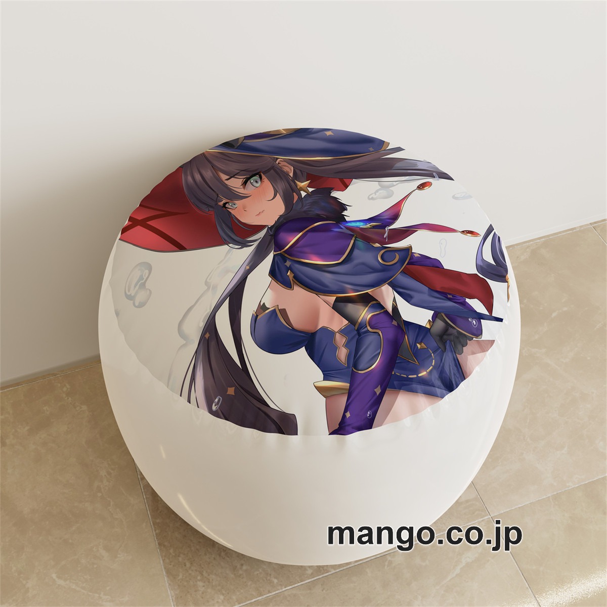 PVC ラウンドスツール アニメ キャラクター【原神】モナpvcスツールPVC製 キャラクターグッズ コレクション用