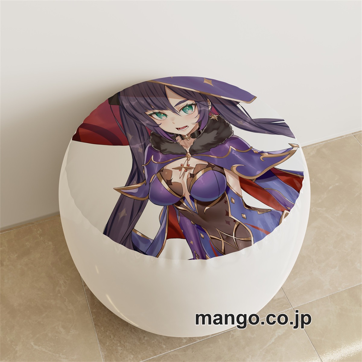 PVC ラウンドスツール アニメ キャラクター【原神】モナpvcスツールPVC製 キャラクターグッズ コレクション用 2