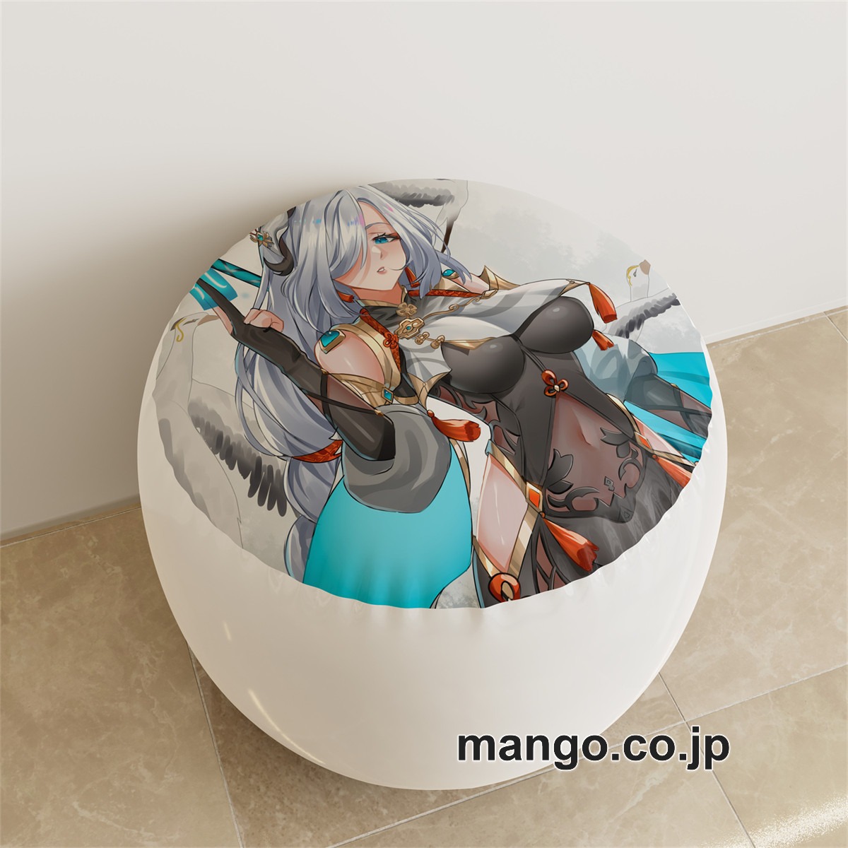 PVC ラウンドスツール アニメ キャラクター【原神】申鶴 甘雨pvcスツールPVC製 キャラクターグッズ コレクション用