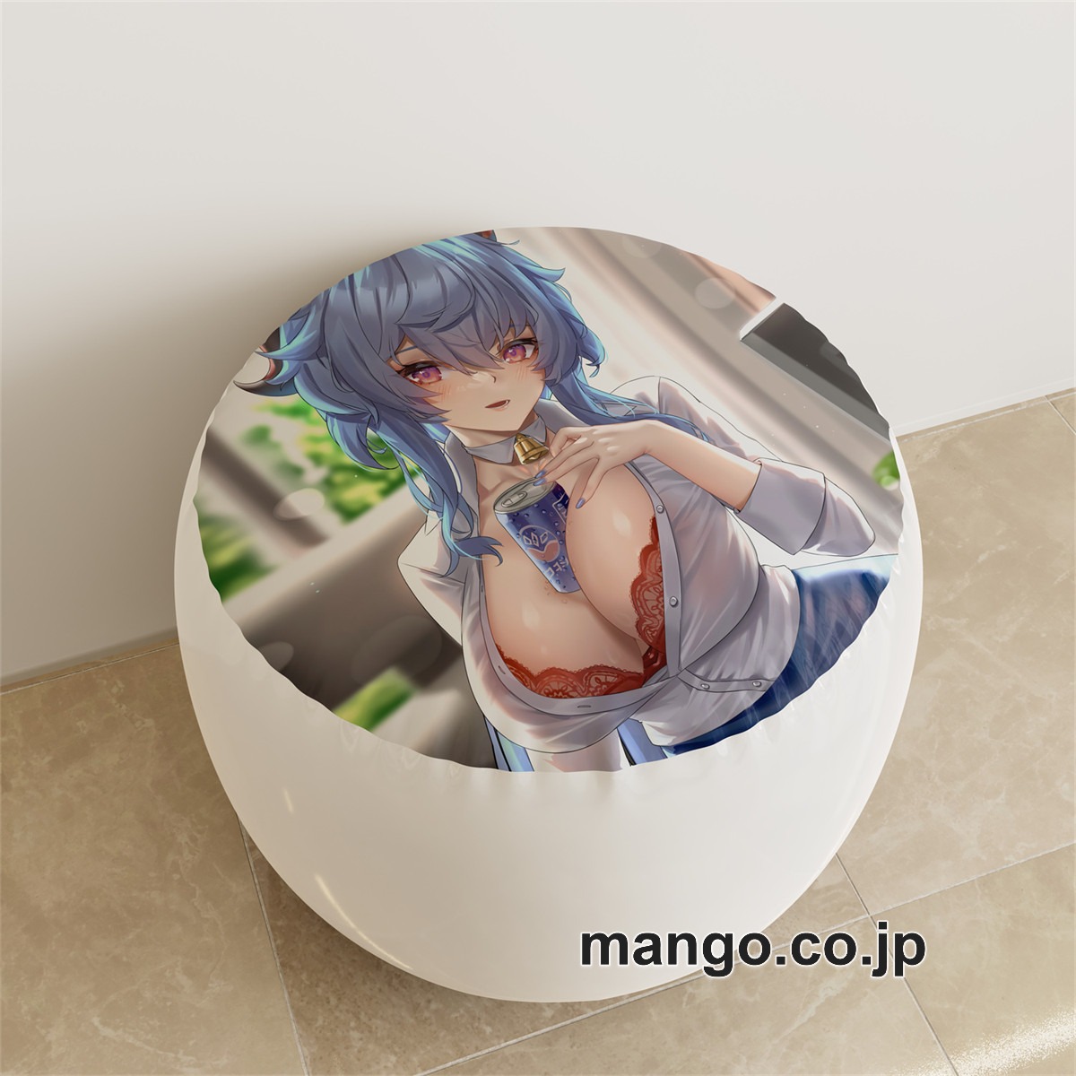PVC ラウンドスツール アニメ キャラクター【原神】申鶴 甘雨pvcスツールPVC製 キャラクターグッズ コレクション用 2