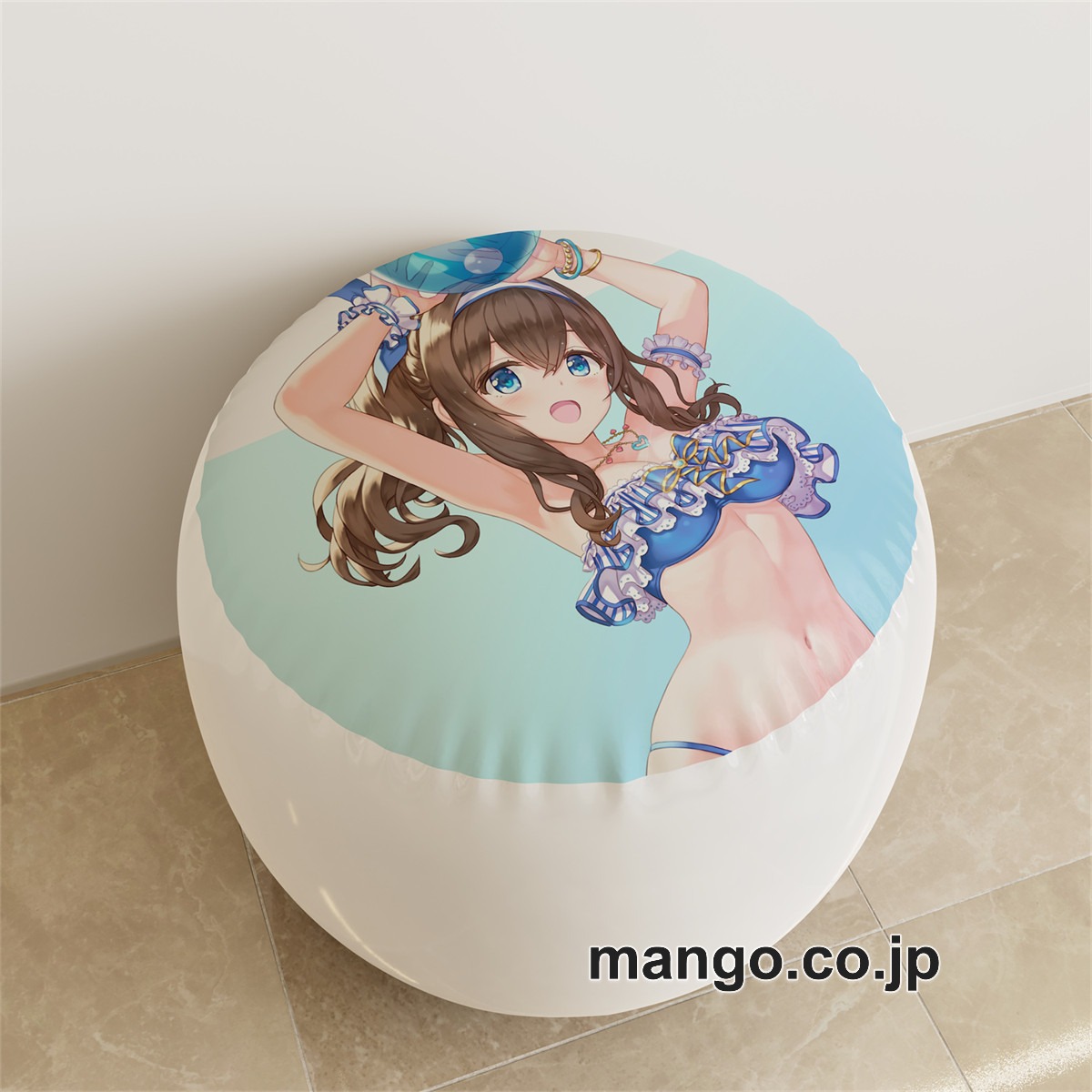 PVC ラウンドスツール アニメ キャラクター【アイドルマスターシンデレラガールズ】鷺沢文香pvcスツールPVC製 キャラクターグッズ コレクション用