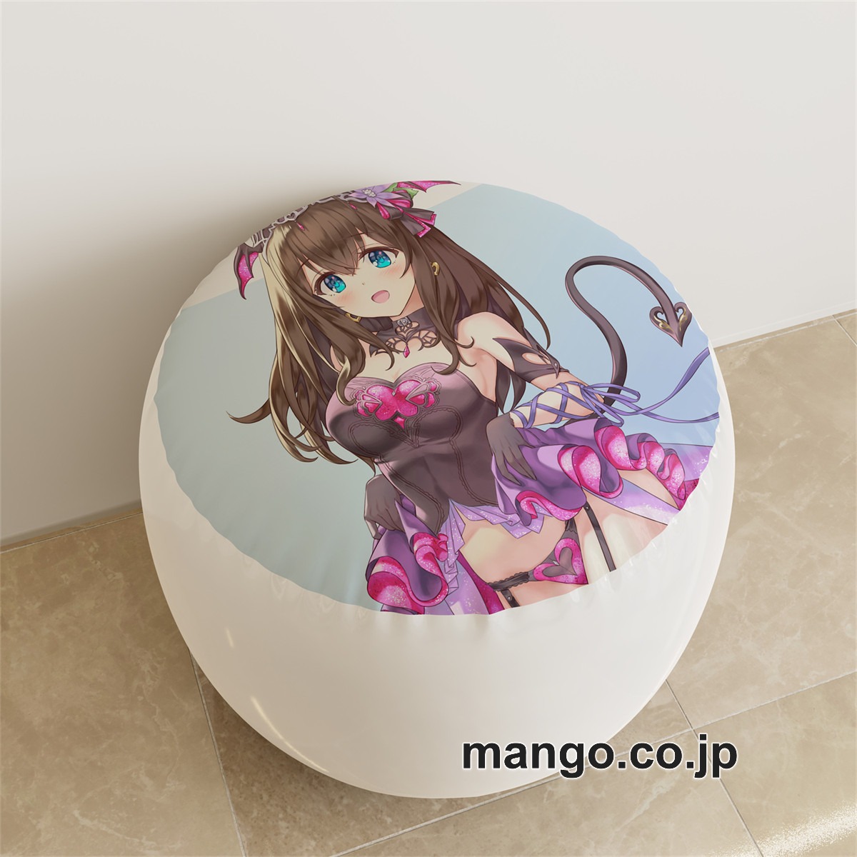 PVC ラウンドスツール アニメ キャラクター【アイドルマスターシンデレラガールズ】鷺沢文香pvcスツールPVC製 キャラクターグッズ コレクション用 2