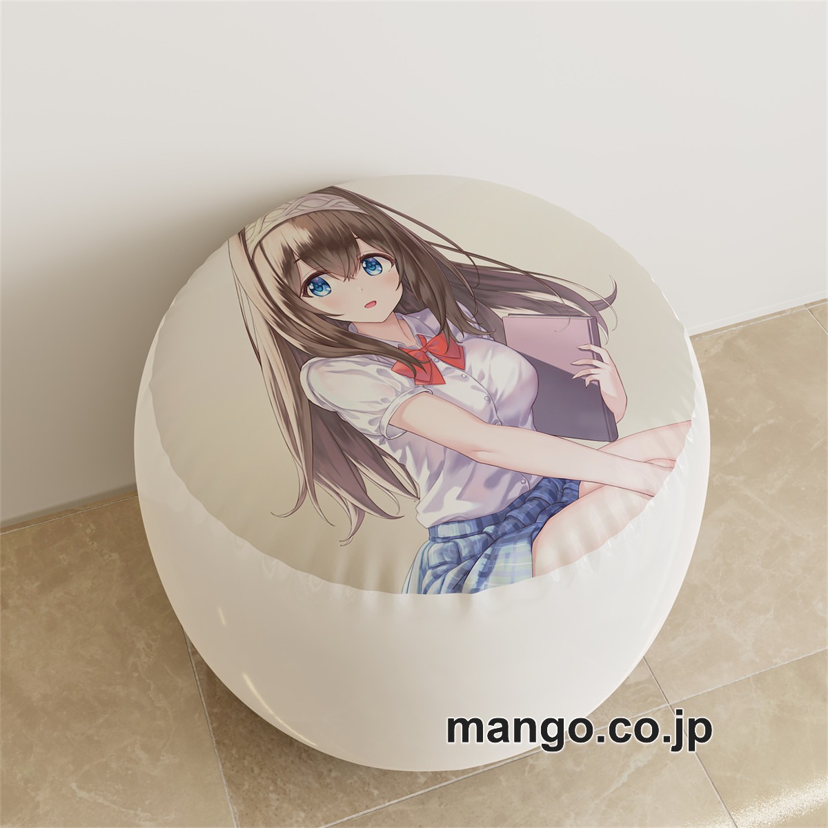 PVC ラウンドスツール アニメ キャラクター【アイドルマスターシンデレラガールズ】鷺沢文香pvcスツールPVC製 キャラクターグッズ コレクション用 2