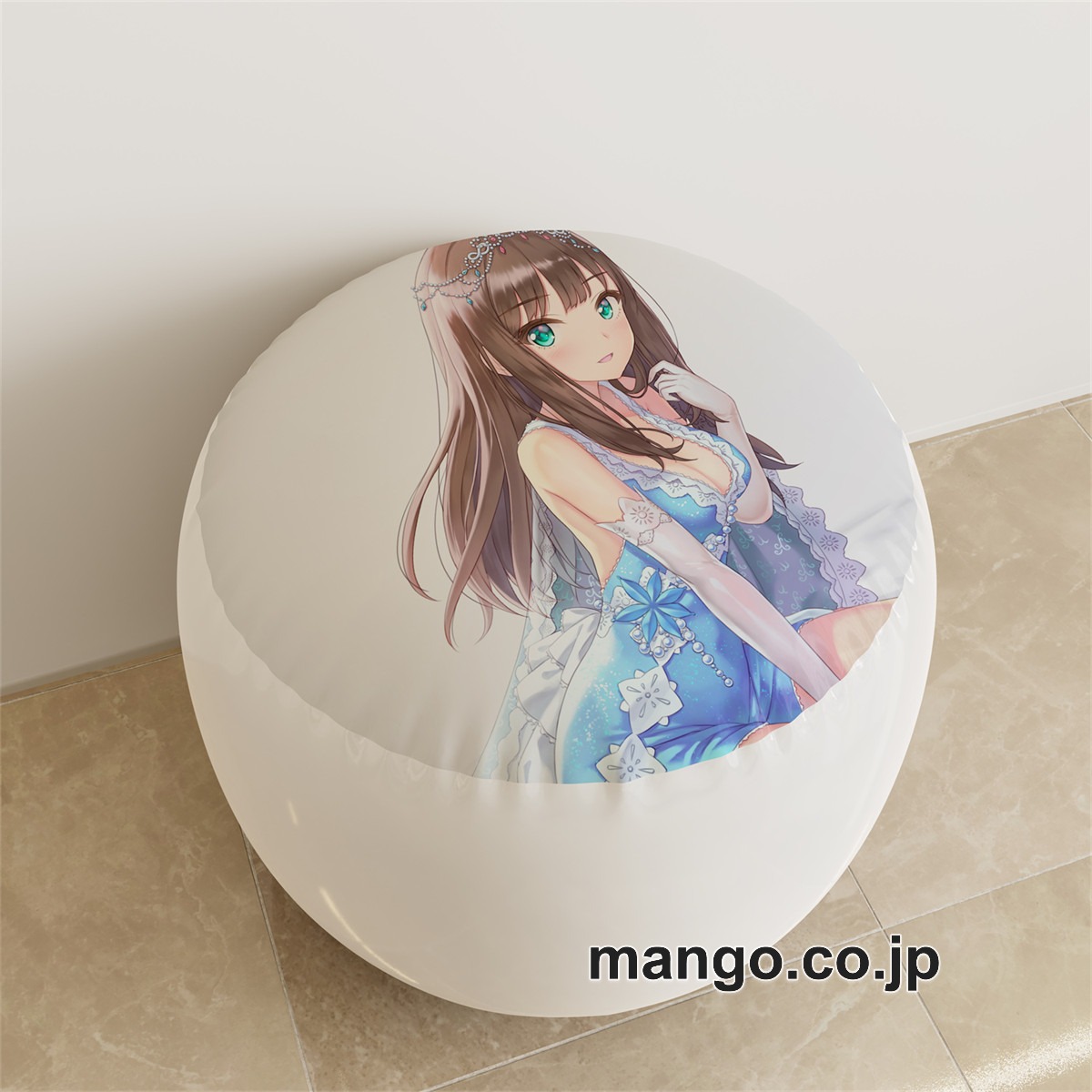 PVC ラウンドスツール アニメ キャラクター【アイドルマスターシンデレラガールズ】渋谷凛pvcスツールPVC製 キャラクターグッズ コレクション用
