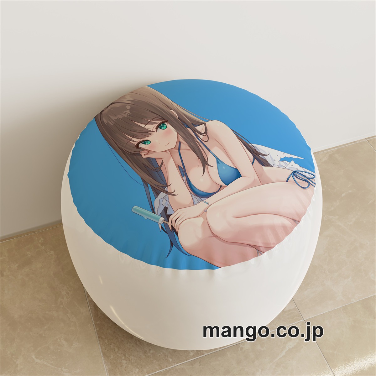 PVC ラウンドスツール アニメ キャラクター【アイドルマスターシンデレラガールズ】渋谷凛pvcスツールPVC製 キャラクターグッズ コレクション用 2