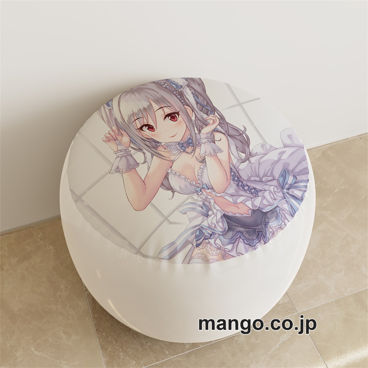 PVC ラウンドスツール アニメ キャラクター【アイドルマスターシンデレラガールズ】神崎蘭子pvcスツールPVC製 キャラクターグッズ コレクション用