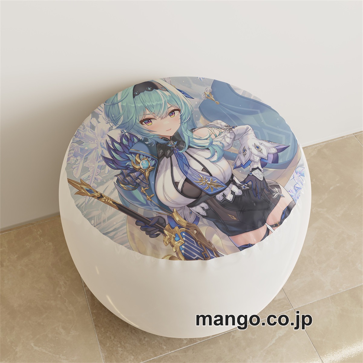 PVC ラウンドスツール アニメ キャラクター【原神】八重神子 エウルアpvcスツールPVC製 キャラクターグッズ コレクション用 2