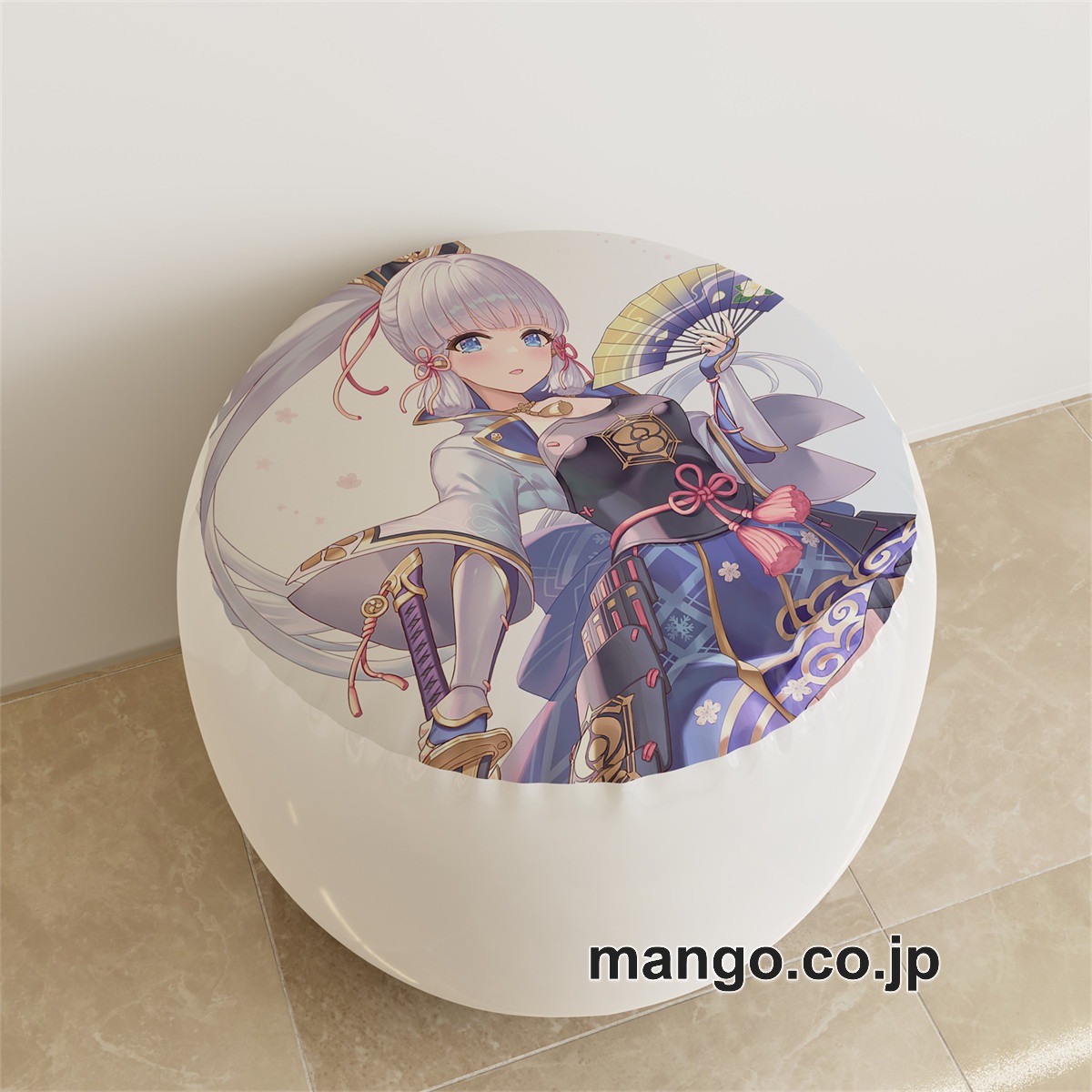 PVC ラウンドスツール アニメ キャラクター【原神】神里綾華 蘭pvcスツールPVC製 キャラクターグッズ コレクション用