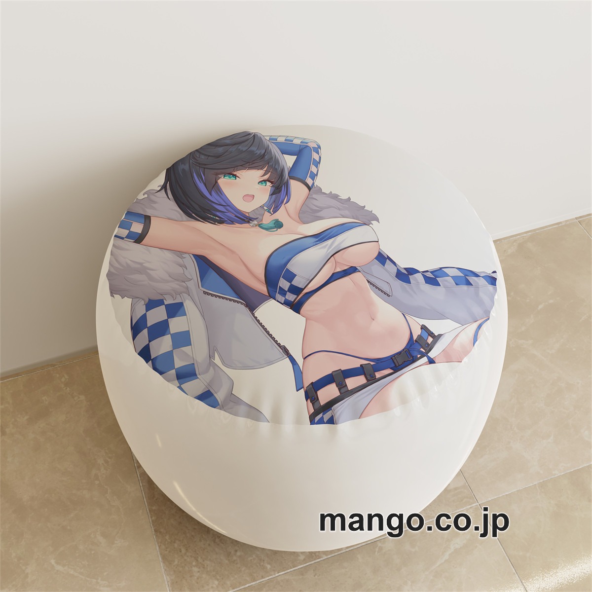 PVC ラウンドスツール アニメ キャラクター【原神】神里綾華 蘭pvcスツールPVC製 キャラクターグッズ コレクション用 2