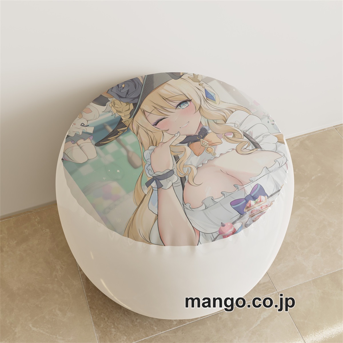 PVC ラウンドスツール アニメ キャラクター【原神】ナヴィアナヒーダpvcスツールPVC製 キャラクターグッズ コレクション用