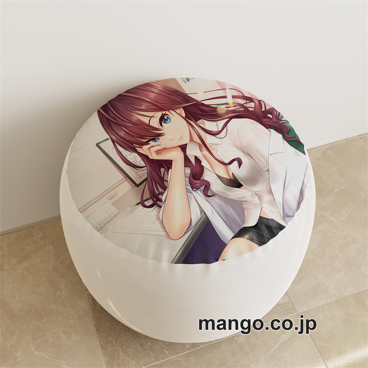 PVC ラウンドスツール アニメ キャラクター【アイドルマスターシャイニーカラーズ】一ノ瀬志希pvcスツールPVC製 キャラクターグッズ コレクション用 2