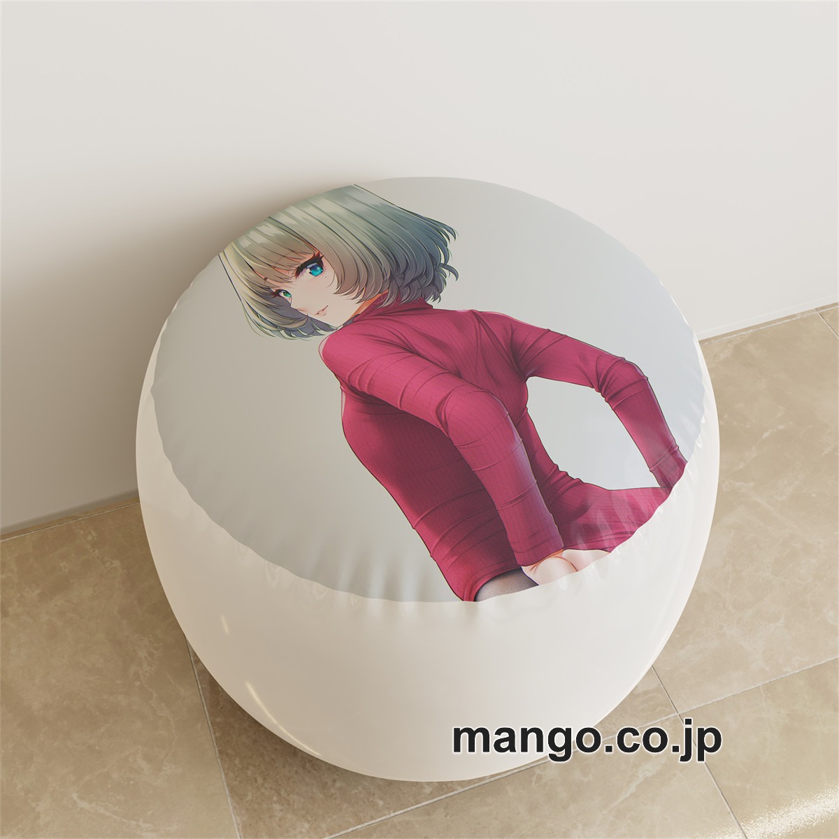 PVC ラウンドスツール アニメ キャラクター【アイドルマスターシンデレラガールズ】高垣楓pvcスツールPVC製 キャラクターグッズ コレクション用 2