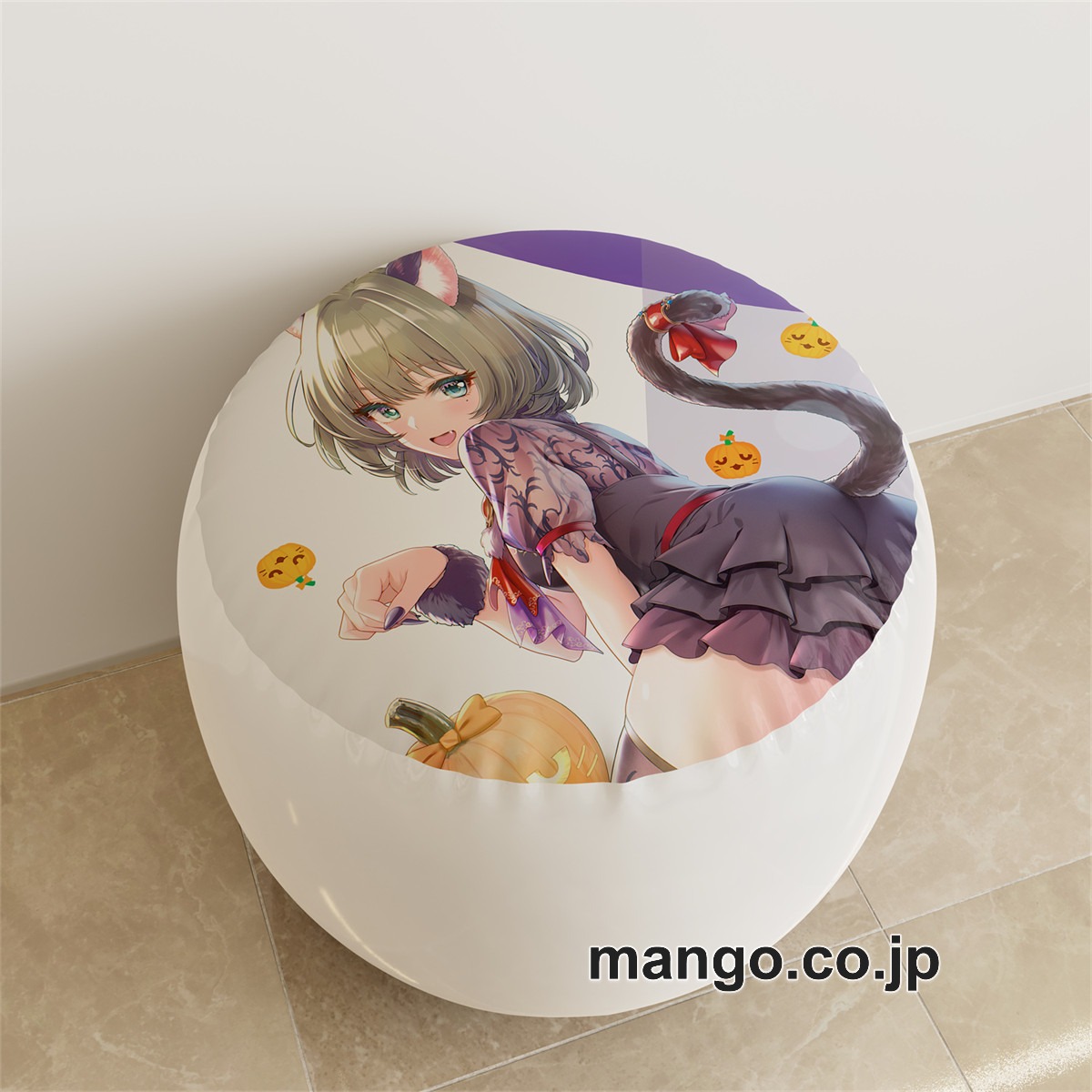 PVC ラウンドスツール アニメ キャラクター【アイドルマスターシンデレラガールズ】高垣楓pvcスツールPVC製 キャラクターグッズ コレクション用 2