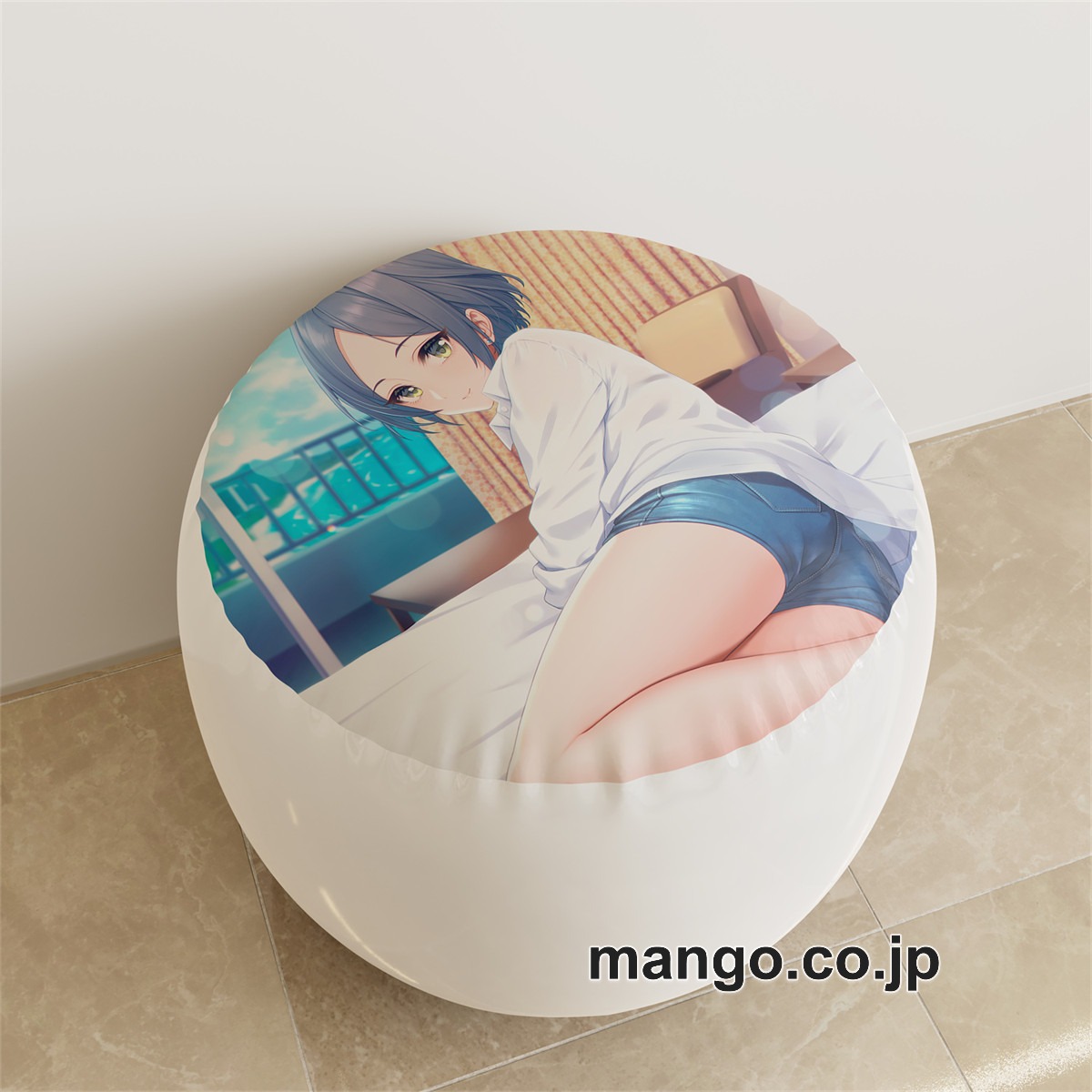 PVC ラウンドスツール アニメ キャラクター【アイドルマスターシンデレラガールズ】速水奏pvcスツールPVC製 キャラクターグッズ コレクション用