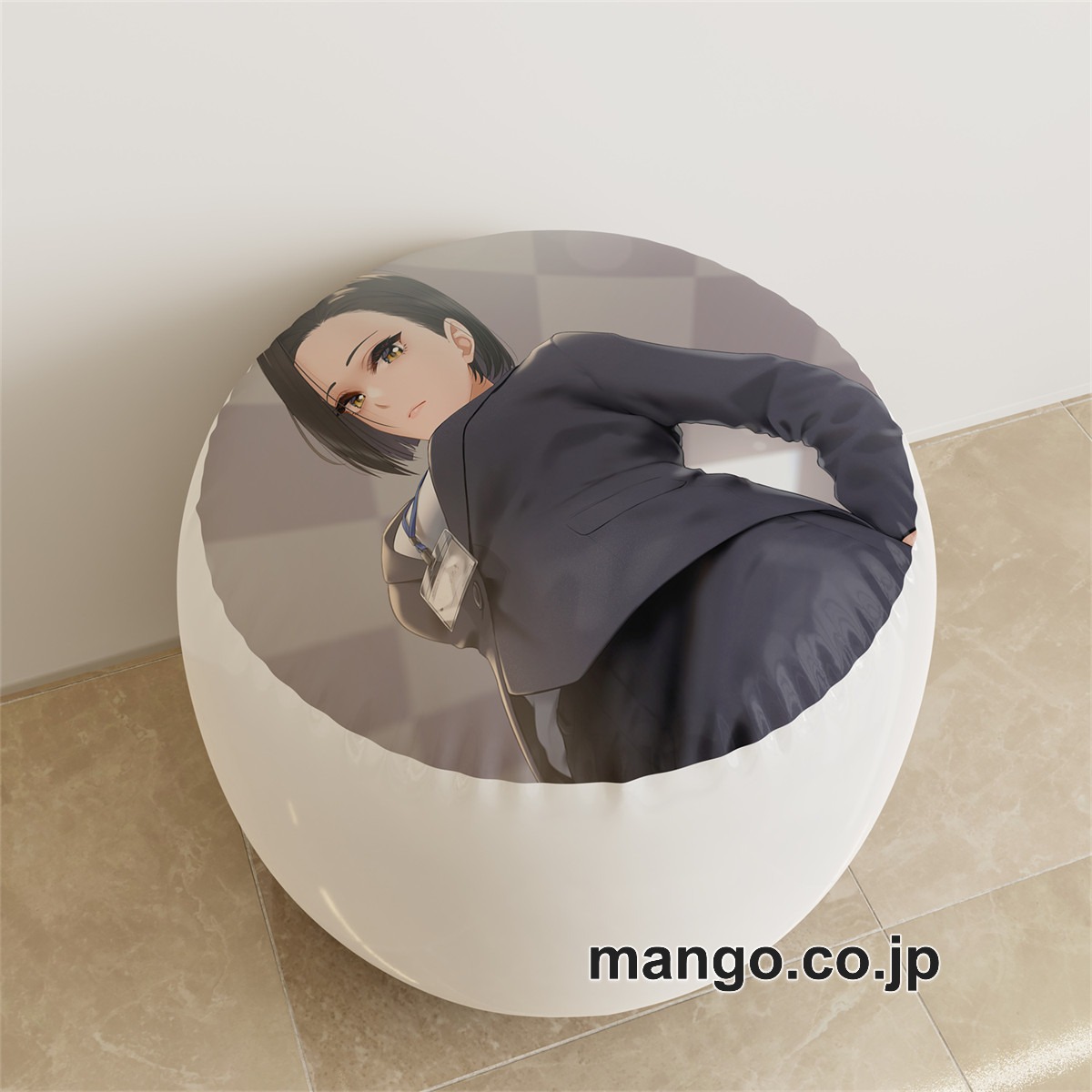 PVC ラウンドスツール アニメ キャラクター【矢式佑子】OLpvcスツールPVC製 キャラクターグッズ コレクション用