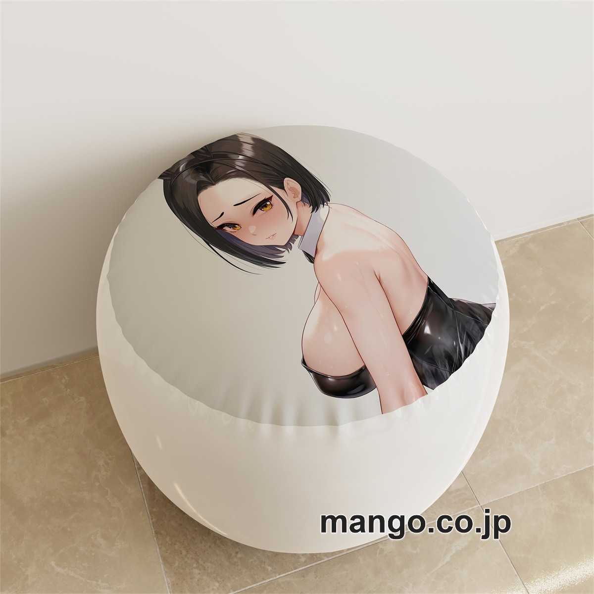 PVC ラウンドスツール アニメ キャラクター【矢式佑子】バニーガールpvcスツールPVC製 キャラクターグッズ コレクション用